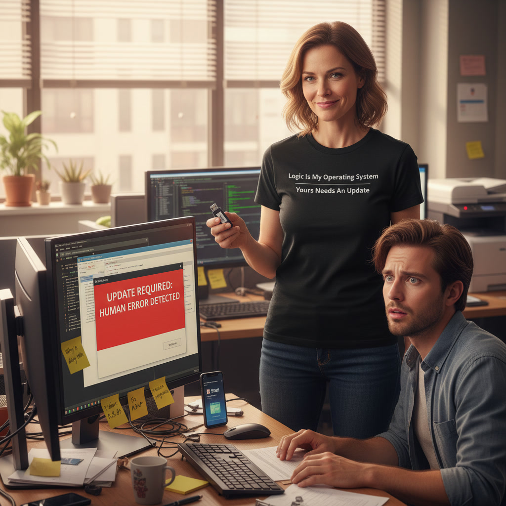 Logic Is My Operating System T-shirt
